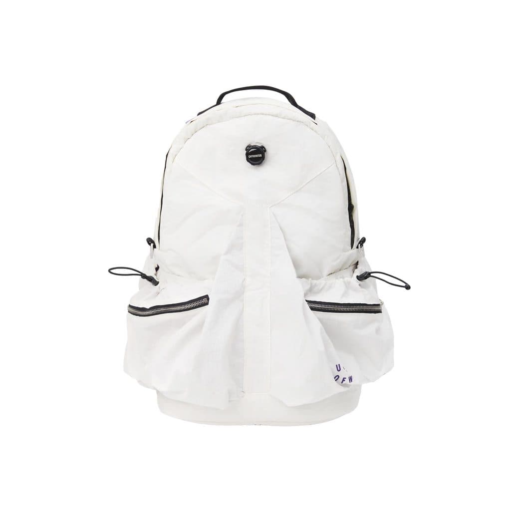 OFFWINTER (OFW) Roleta de nave espacial Preppy Zipper Fold Mochila de grande capacidade