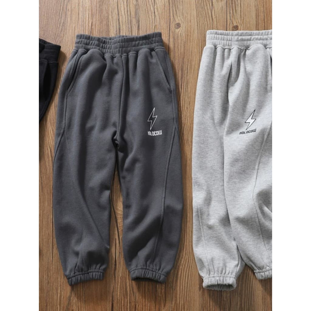 P Primavera Outono Oferta Especial ~ Piso Pérola Algodão Menino Primavera Outono Sweatpants Crianças Bebê Calças Esporti