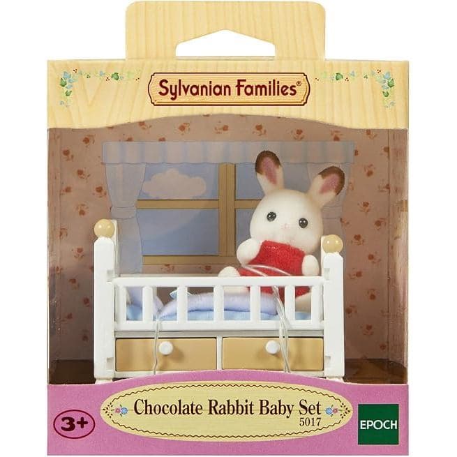 Sylvanian Families Bebê Coelho Chocolate e Cama