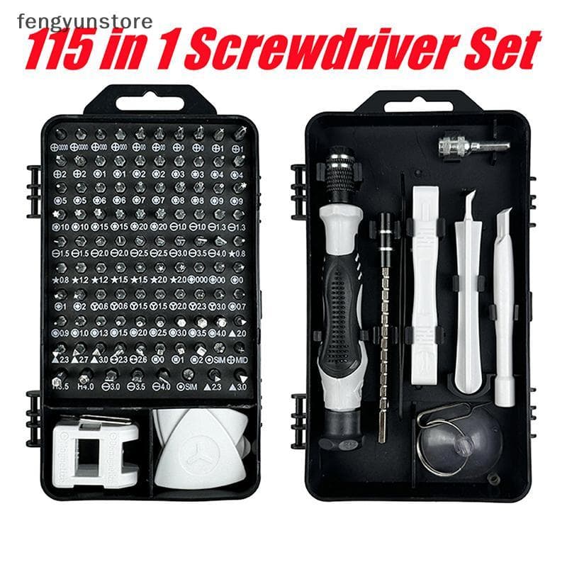 115 Em 1 Mini Conjunto De Chave De Fenda De Precisão Magnética Para Reparo De Equipamentos puter PC