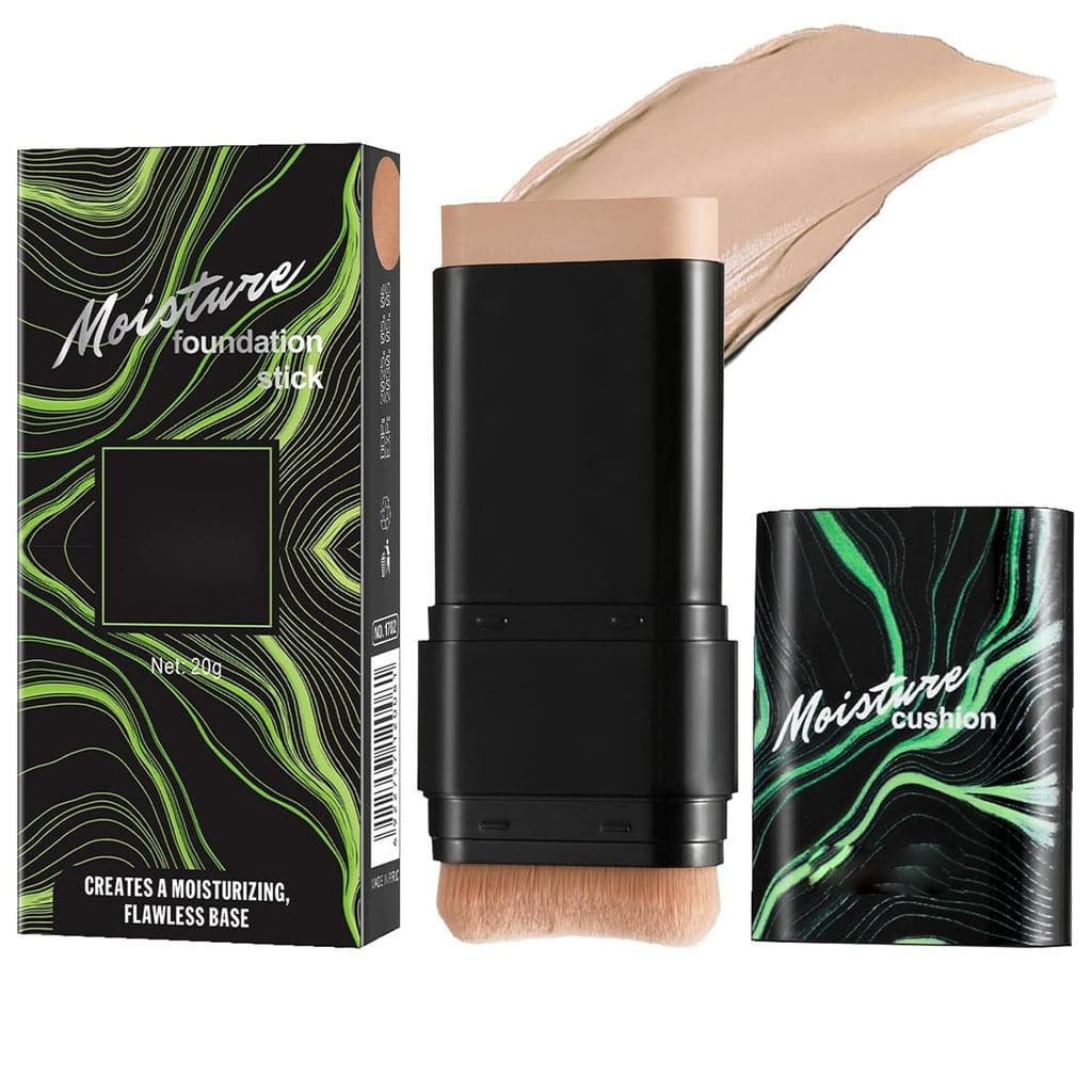Bastão de Base e Corretivo Dois em Um, Bastão de Base de Borracha com Aplicador Macio, Base Yooth, Corretivo Iluminador