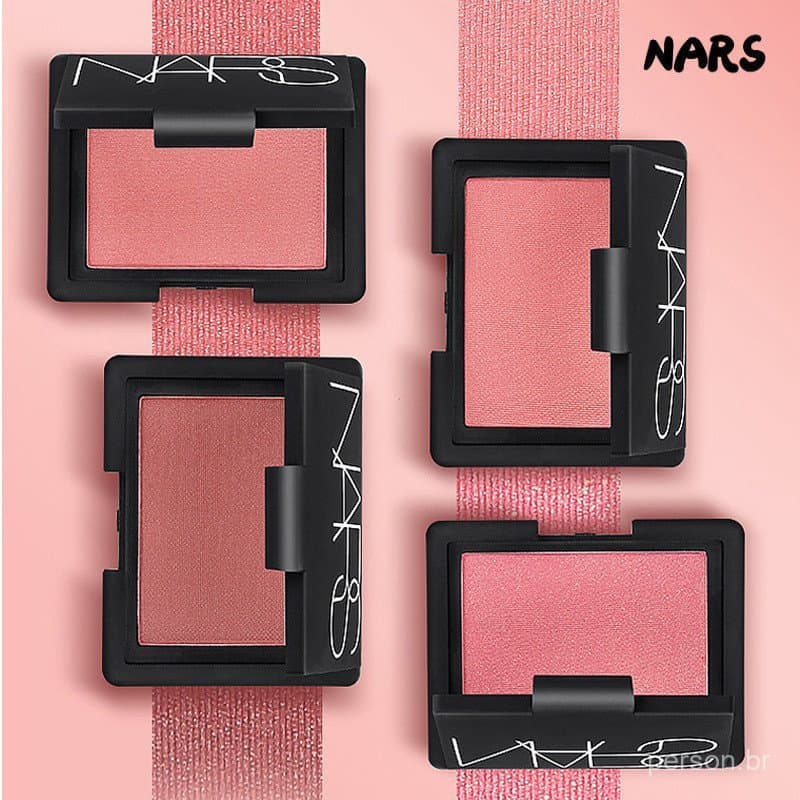 NARS Peach Blush Powder Paleta De Reparo De Alto Brilho Maquiagem Versátil Marcador Facial 3.5g