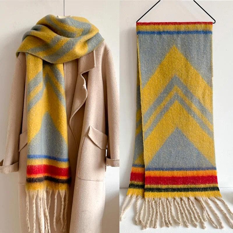 Outono Inverno Das Mulheres Dos Homens Cachecóis De Caxemira Moda Quente Longo Xales Novo Luxo Lazer Feminino Cachecol N