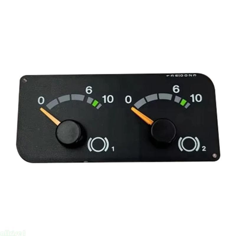 Toda Substituição Dupla Conjunto Pressão Ar Instrumento Cluster Truck Acessório Fácil Instalação Para 3 4