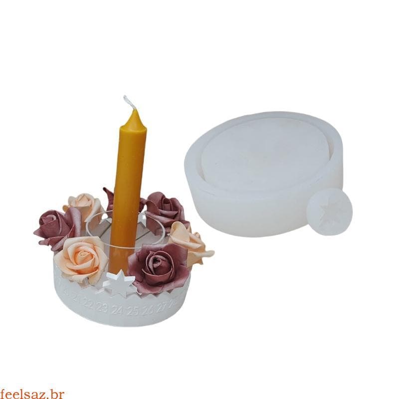 Moldes Calendário Silicone Macio feelsaz Para Projetos Fabricação E Materiais Arte