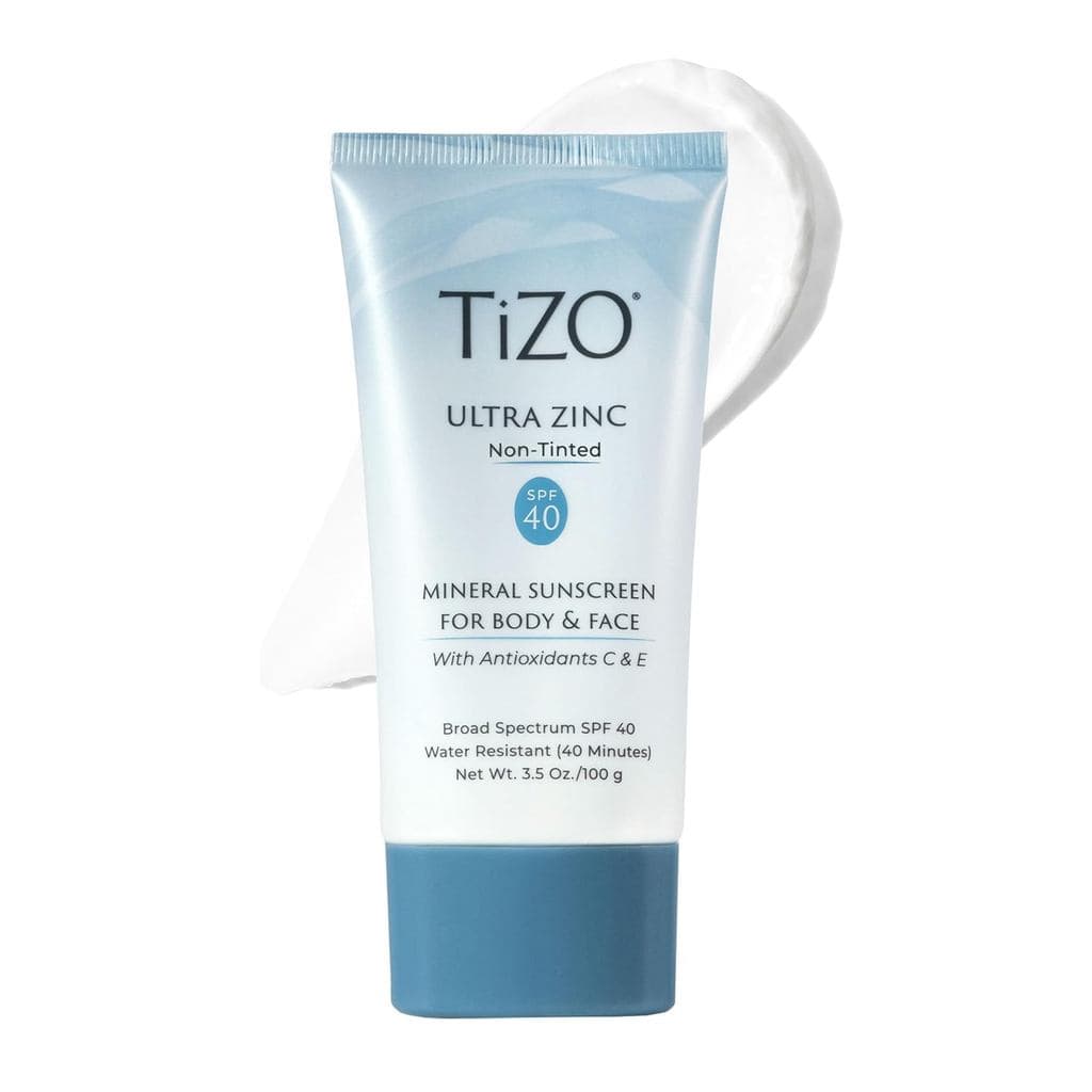 TiZO ®   Ultra Zinco |   Não Tingido |   Proteção Solar de Amplo Espectro SPF 40 para rosto e corpo |   Proteção UVA e U