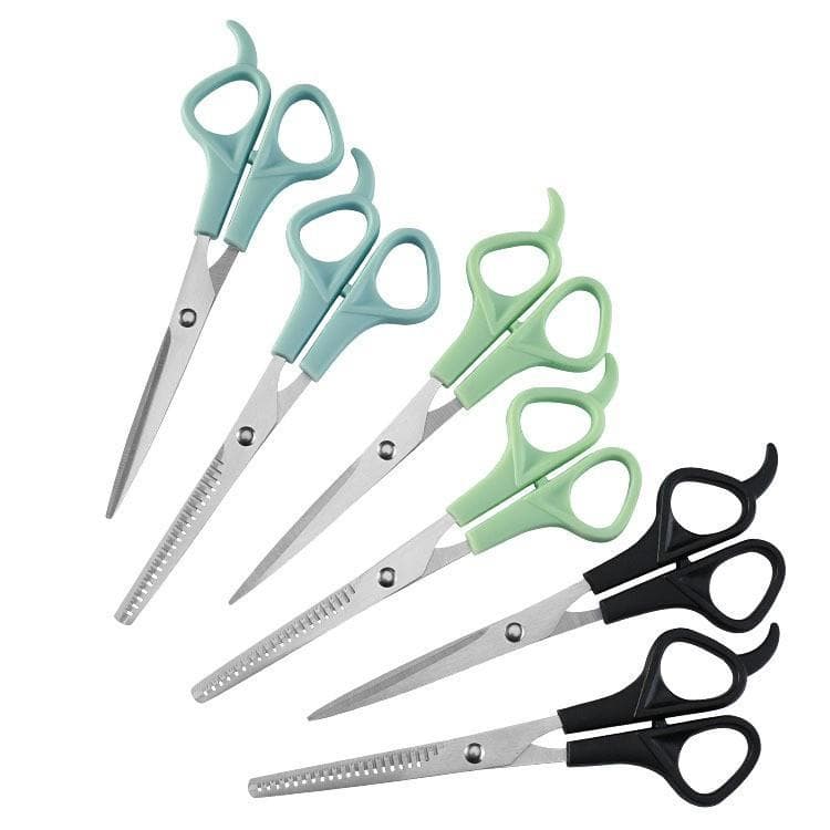 Tesoura de cabeleireiro doméstica, corte de dentes, suas próprias ferramentas de corte de cabelo, franja oblíqua, cabelo