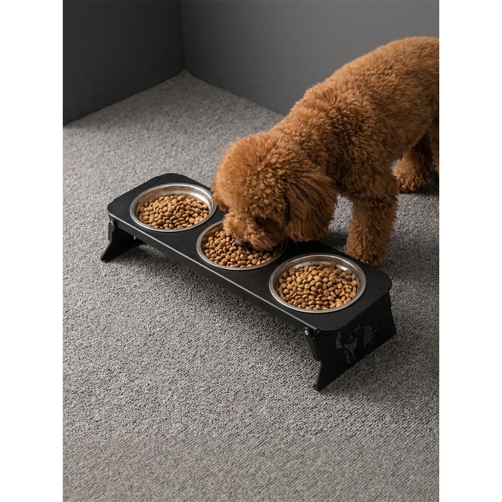 Tigela para cães Tigela para cães Tigela para cães Proteger a coluna Cervical Tigela dobrável para comida de cachorro em