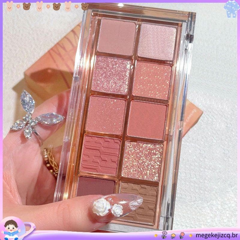 Xiaoyu Begonia recomendado toranja pêssego paleta dez cores paleta de sombra contas fosco brilho reduzir inchaço barato