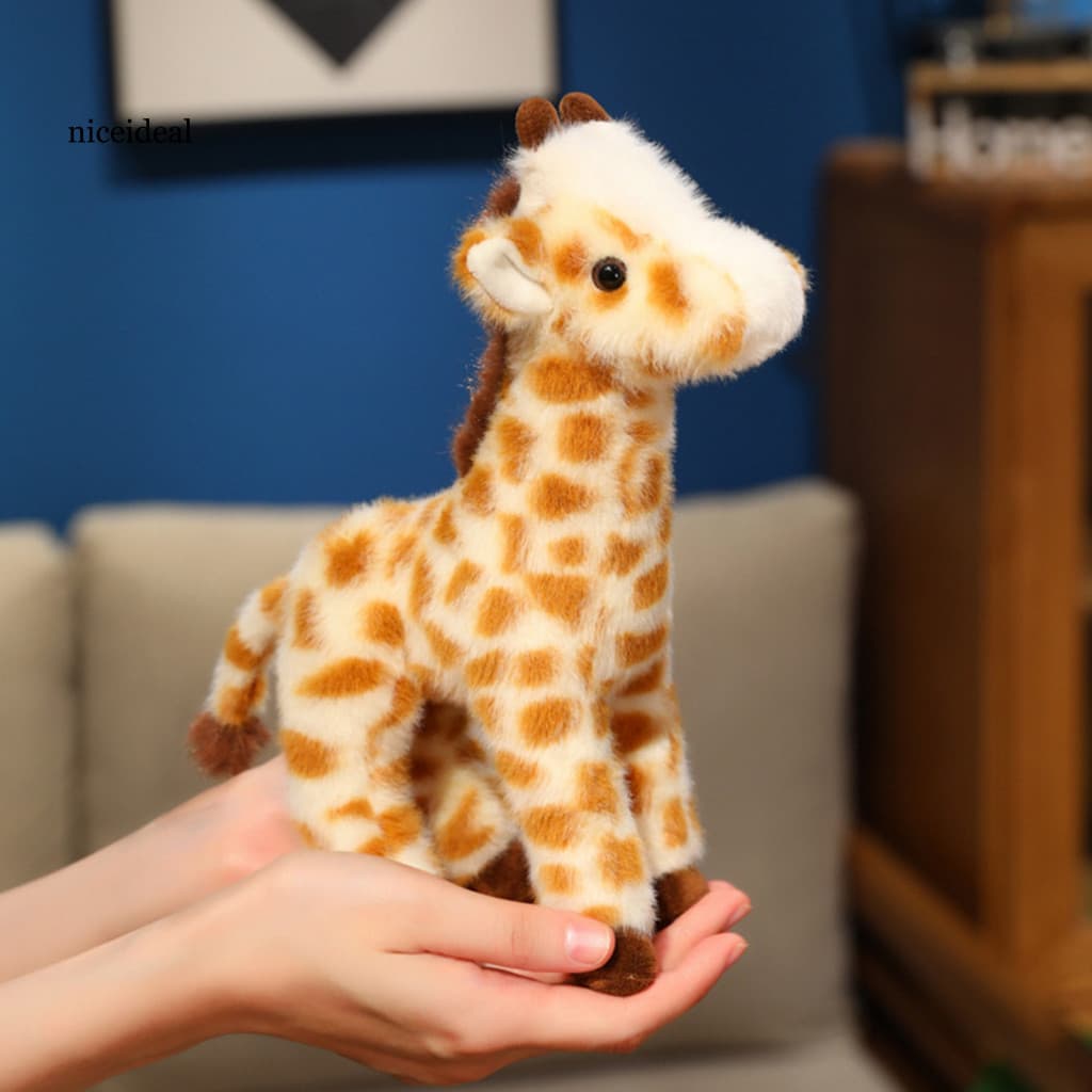 Giraffe Plush Toy for Toddlers Soft Doll – Cute Stuffed for Kids Nursery Decor Fluffy Standing Ornament Perfect for Ch
