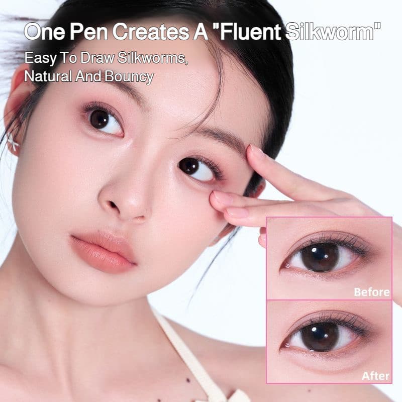 [Resistente ao Suor] Caneta Dupla Delineadora/Sombra para Olhos Mulher