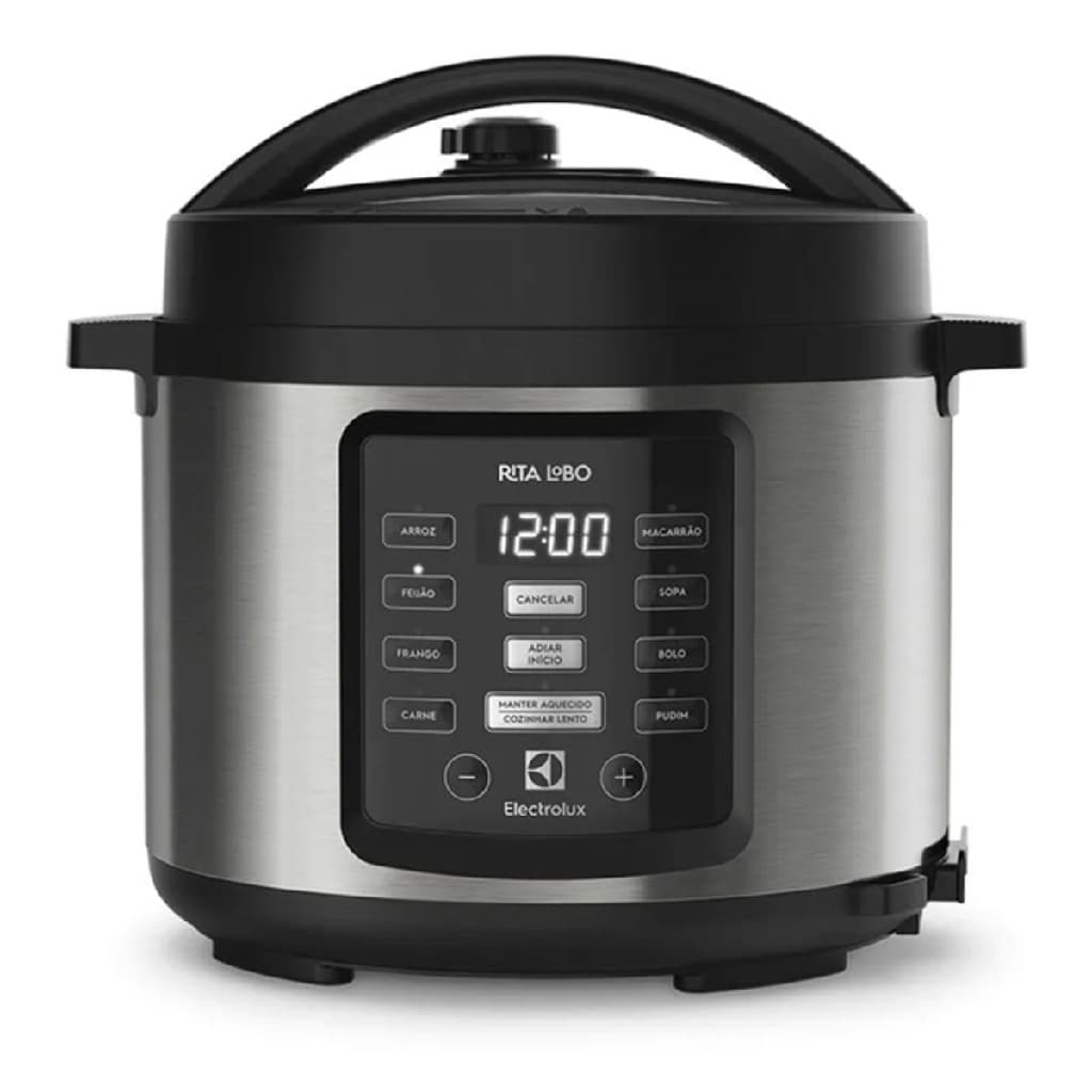 Panela De Pressão Elétrica Electrolux Rita Lobo 5L 110V Digital Inox