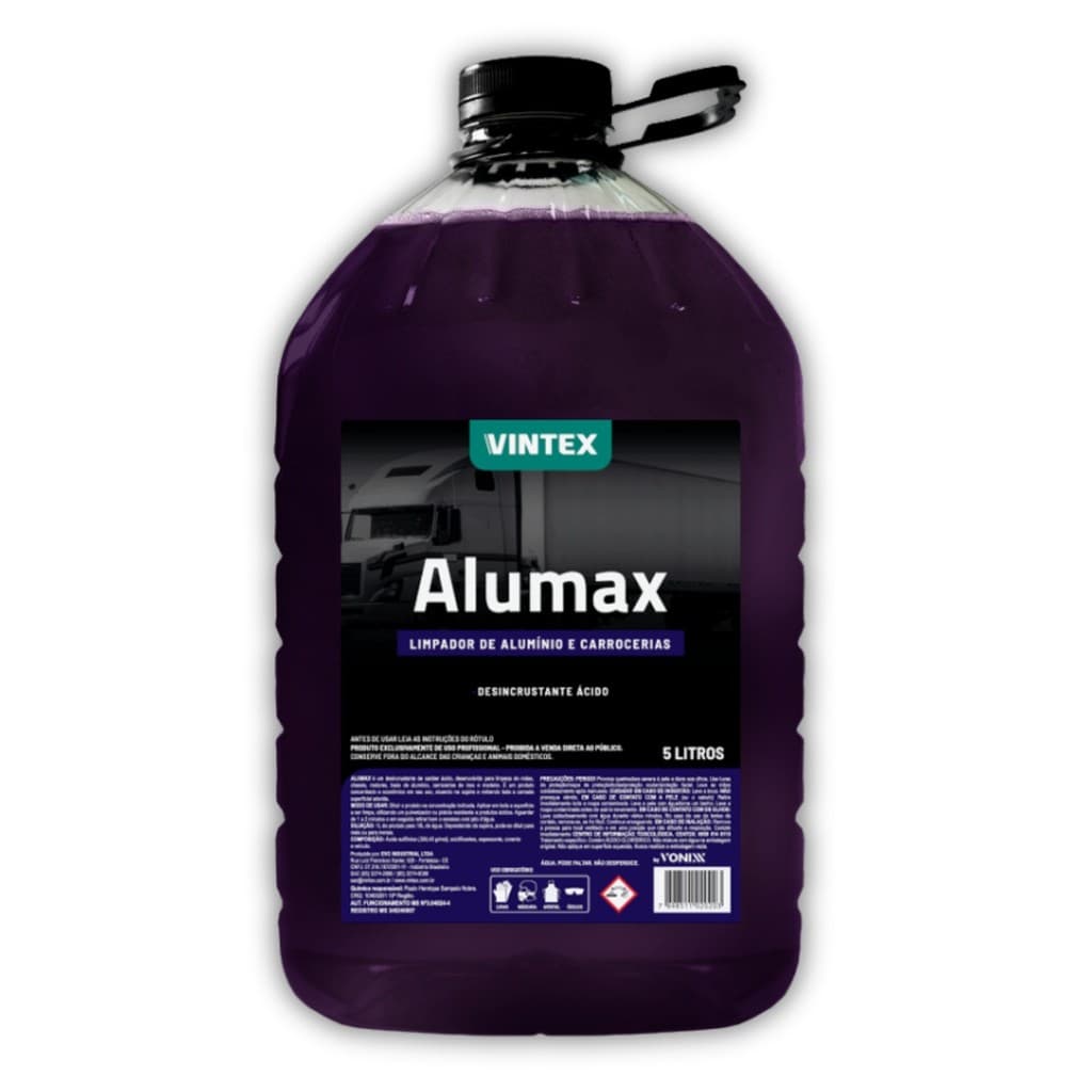 Desincrustante Ácido Limpador De Alumínio Alumax 5L Vintex