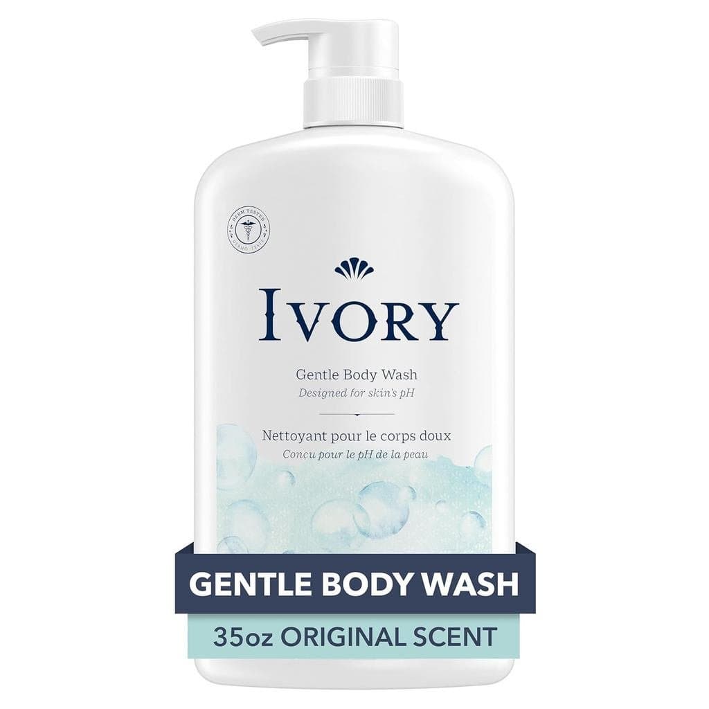 Sabonete Líquido Ivory, Projetado para Toda a Família, Fórmula Suave, Livre de Corantes, Parabenos, Ftalatos e Silicones