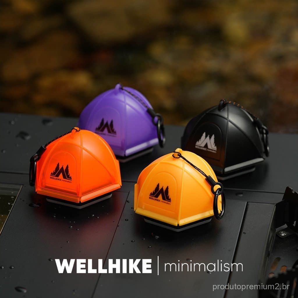 WELLHIKE Tenda Bolha de Luz Dopamina para Acampamento ao Ar Livre, Tenda de Praia com Atmosfera, Luz Portátil com Efeito