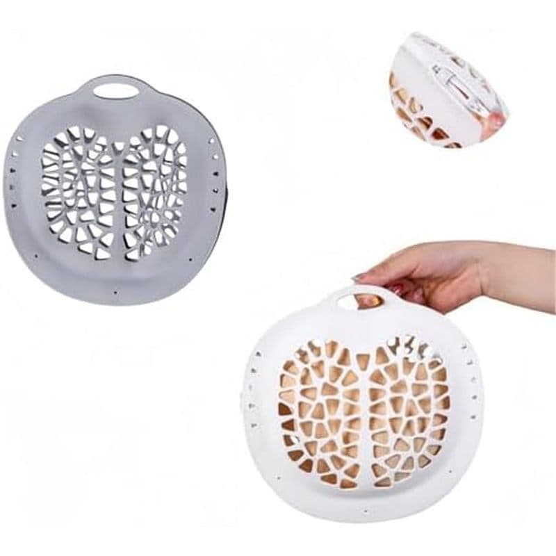 Pacote Com 2 Sacos De Lavagem De Sutiã Para Lavanderia , Grandes Roupa Íntima Delicados De Silicone De 8.6 X 8.6 Pol . ,