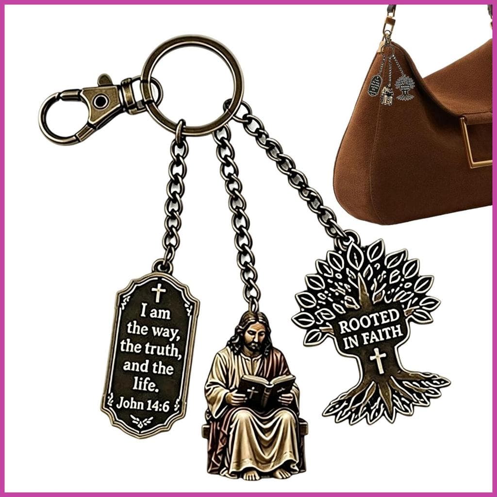Jesus Chaveiros Inspirador Religioso Evangelho Fé Chaveiro Bíblia Verso Para Mulheres Adolescente Mãe kerimy