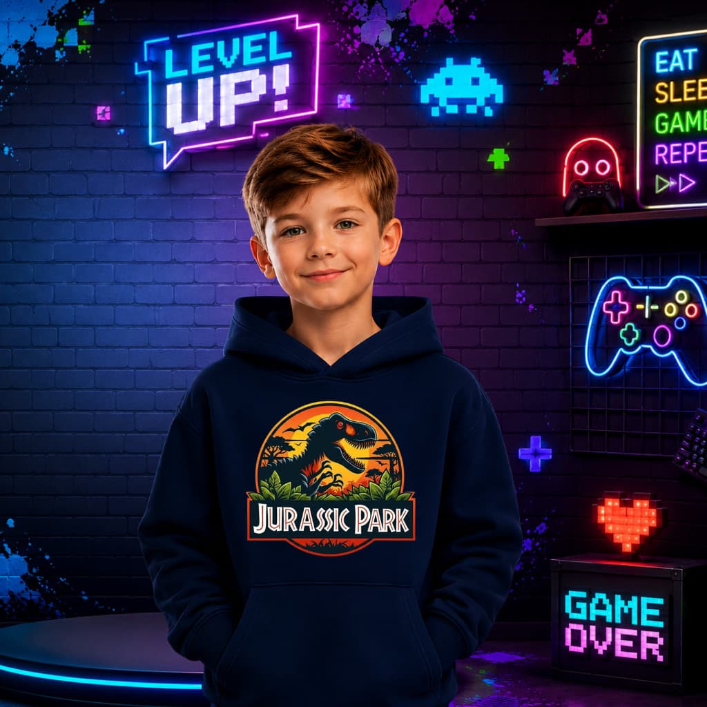 Moletom Infantil Aventura Jurassic Park Envio Imediato