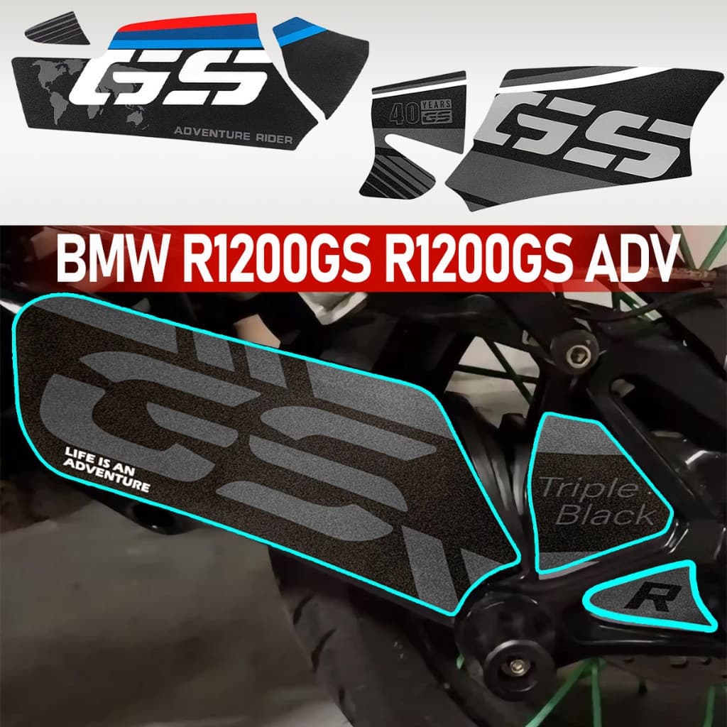 Decalque à prova d'água para braço oscilante traseiro da motocicleta BMW R1200GS R1200GSAdv DB60