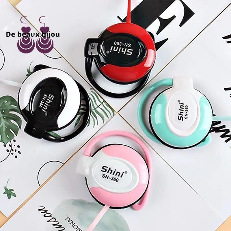 Bom Fio Fones De Ouvido Estéreo 3.5MM Gancho Música Jogo Fone Com Microfone Para O Telefone Móvel PC Portátil Mp3 Mp4 Be