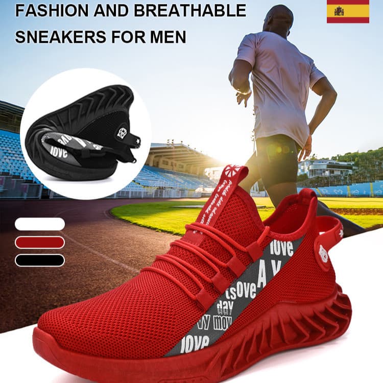 【Estilo Moderno】Fashion and Breathable Sneakers for Men/Tênis/Respirável/Homens