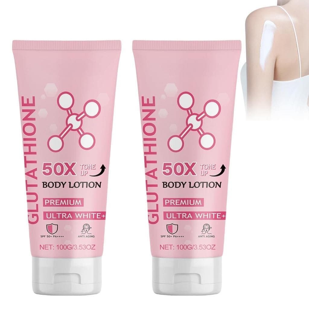 Loção Corporal Iluminadora 50x, loção corporal, emulsão, (2 frascos)