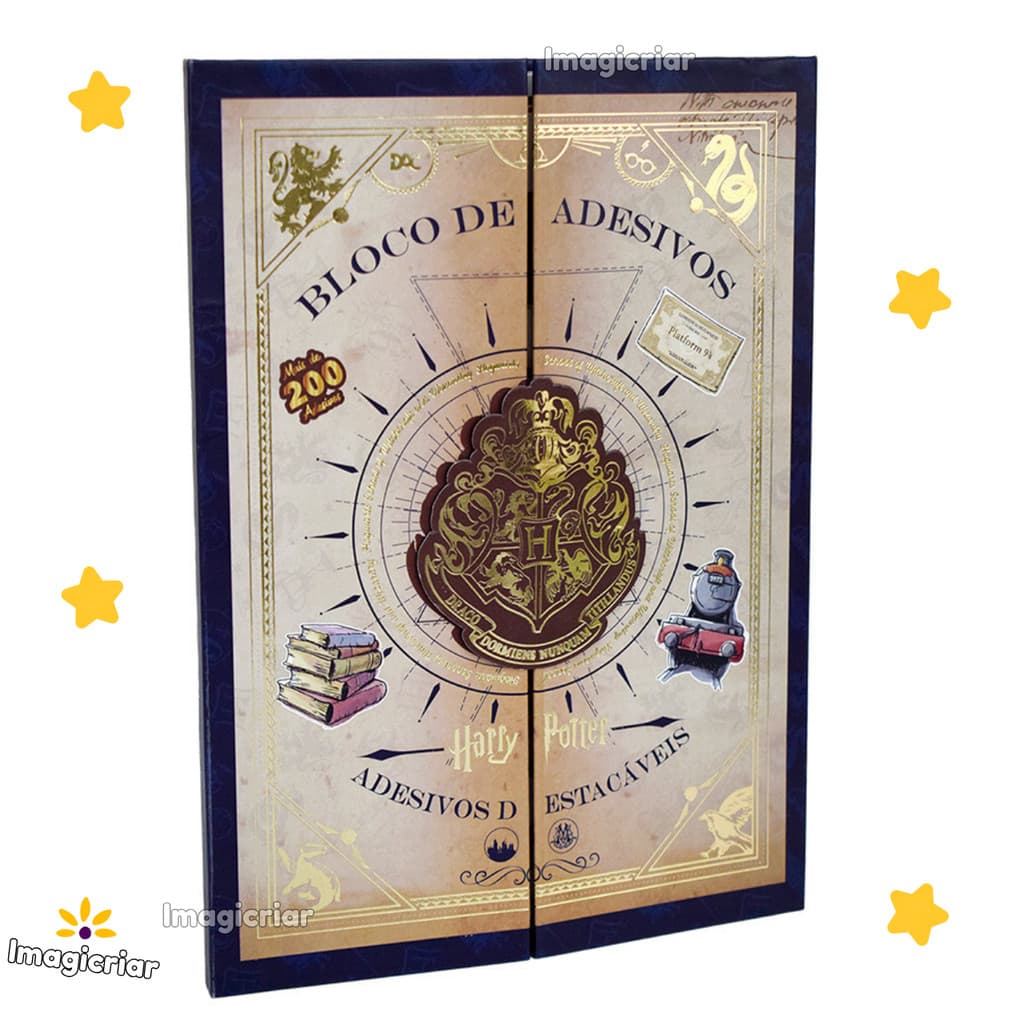 Caderno de Adesivos Harry Potter DAC