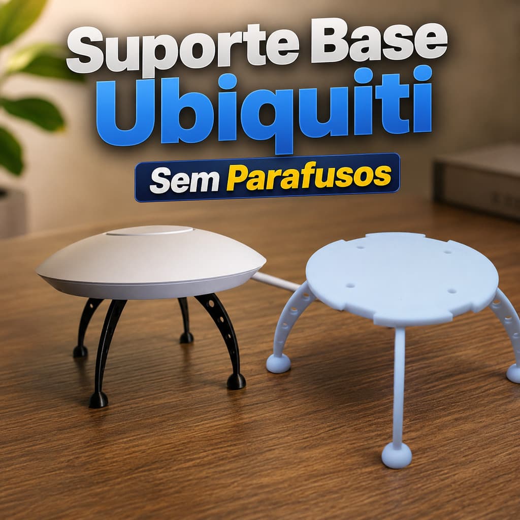 Suporte de Encaixe Base de Montagem Ubiquiti UniFi U6 Pro U6 LR AC Pro HD Nano U6E Encaixe por Giro