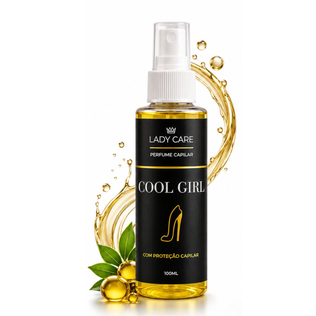 Perfume Capilar Cool Girl Proteção Capilar Óleo Capilar Sem Enxágue