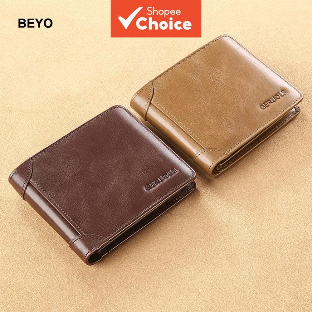 Carteira De Couro Curta Masculina Porta-Motorista Multifuncional Material Genuíno Organizador Compacto Fino