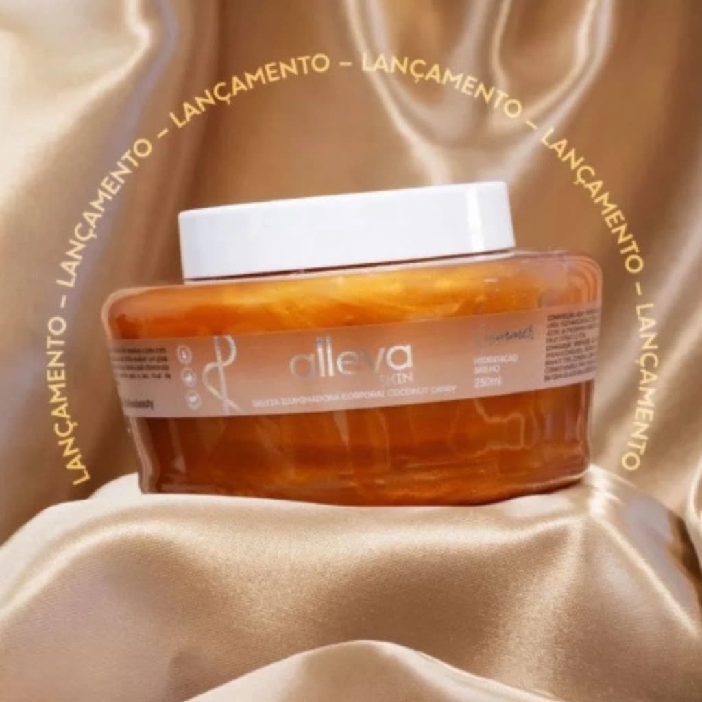 Geléia Iluminadora Corporal COCONUT CANDY - Alleva