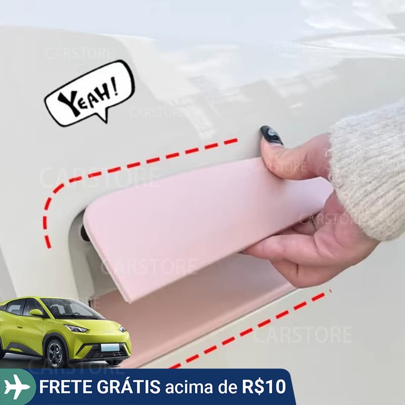 Para BYD Dolphin Mini Maçaneta Da Porta Adesivo Externa Tigela À Prova De Riscos Mudança De Cor Modificação