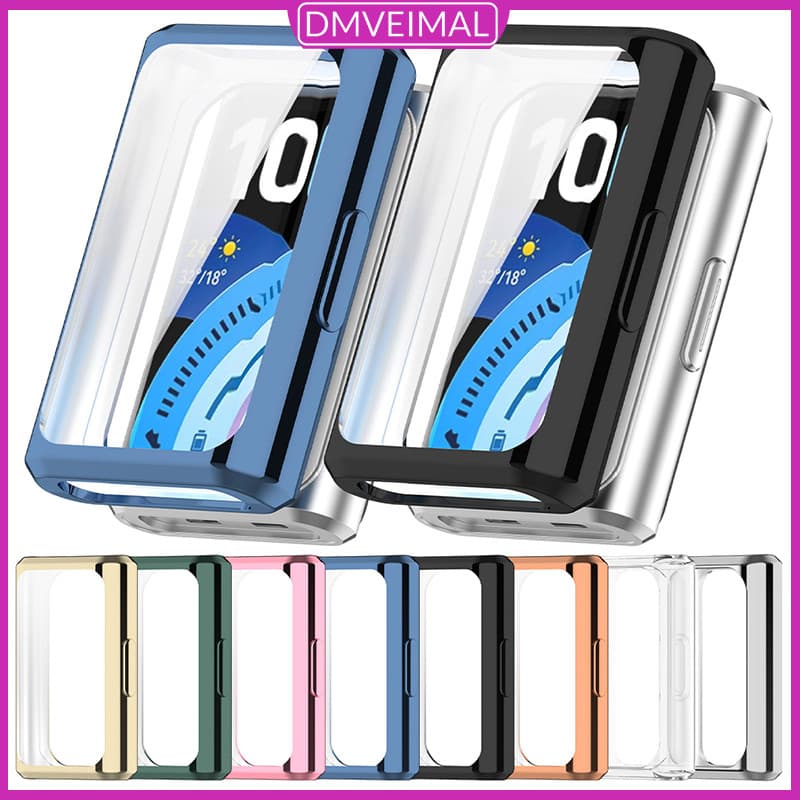 Capinha Capa Case Macio De Com Vidro Para Relógio Smartwatch Huawei Band 11 11 Pro/Huawei Band 10 9 8 7 NFC Acessórios