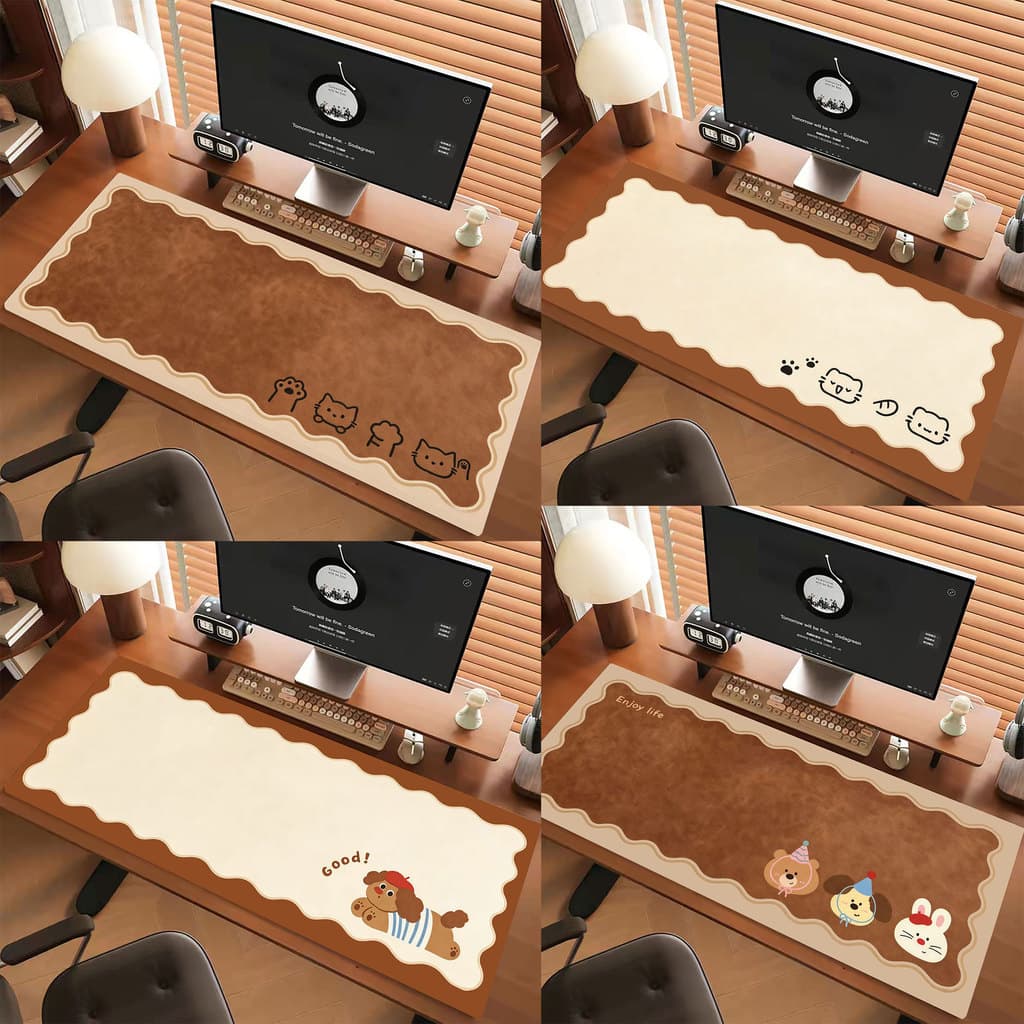 COOKIE 80 * 30cm Mouse Pad Antiderrapante Grande MousePad Komputer Tapete De Mesa Longo De 3 mm