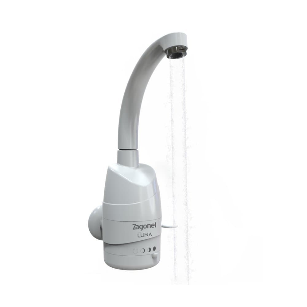 Torneira Elétrica de Parede Luna Branca 4 Temperaturas 5500W 220V Zagonel