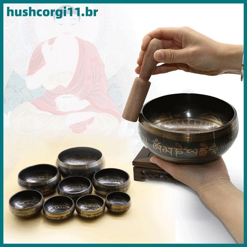 HUSH Bell Meditação Tigela Cantando Carrilhão Artesanato Música BR