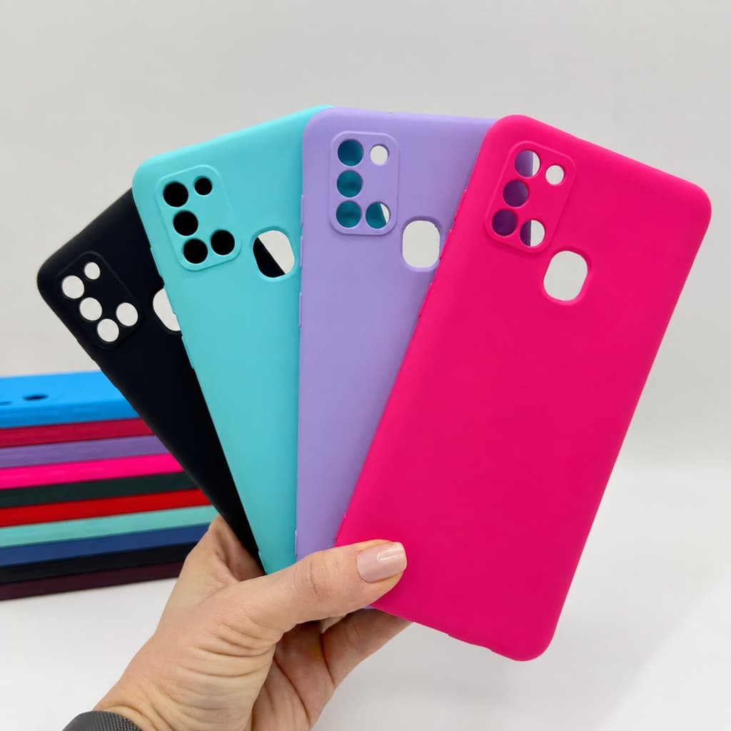 Capa Para Samsung Galaxy A21S Silicone Aveludada Capinha de Celular