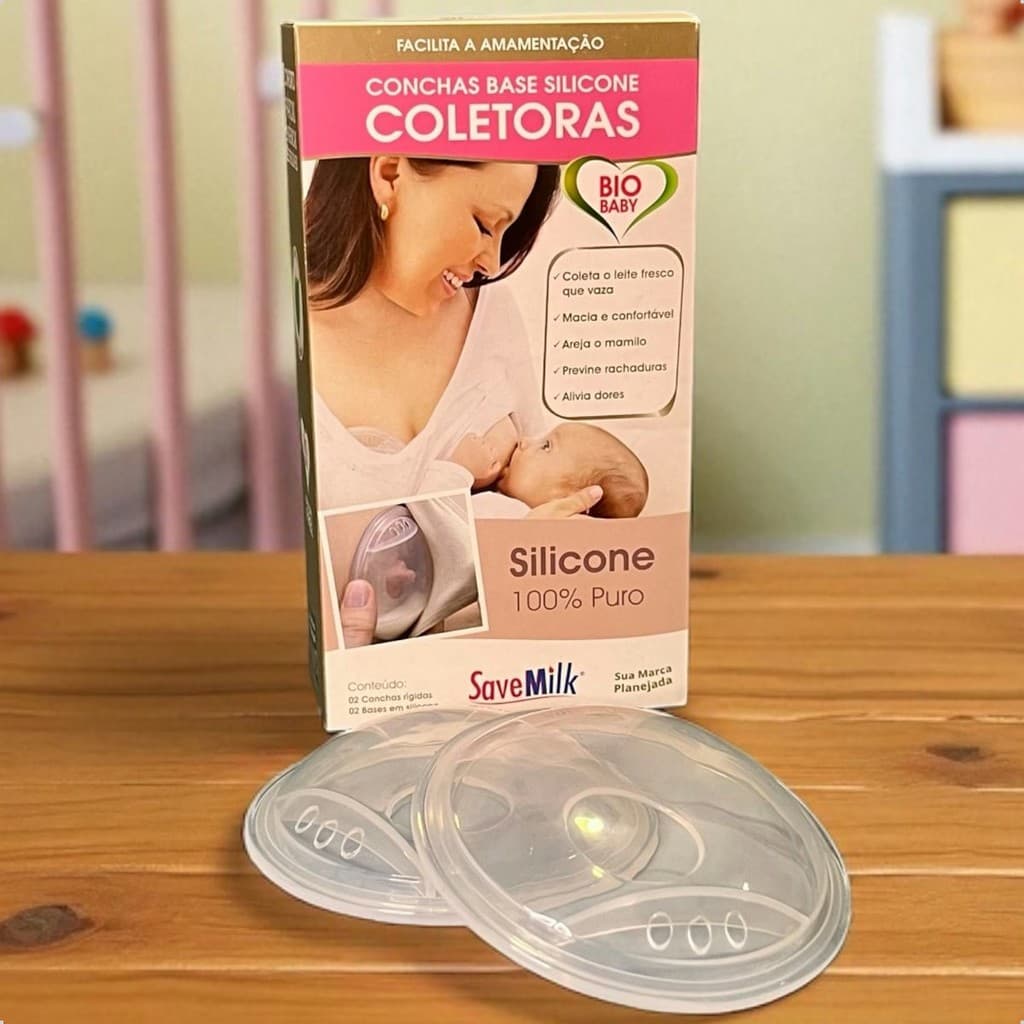 Kit Coletor SaveMilk Concha Polipropileno Amamentação
