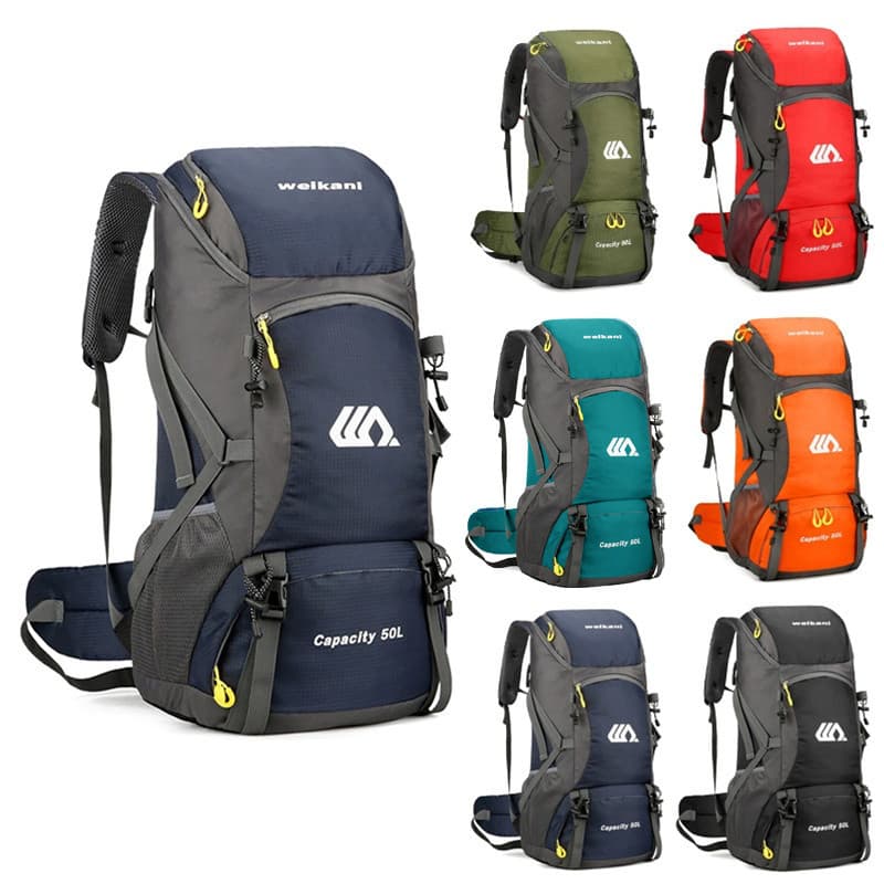 Mochila Cargueira Camping Impermeável 50l Tática Trilha