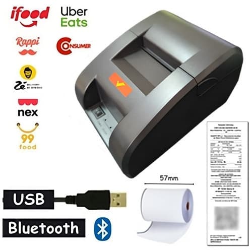 Impressora Termica Cupom Nao Fiscal 58mm Tickts Pc Bivolt