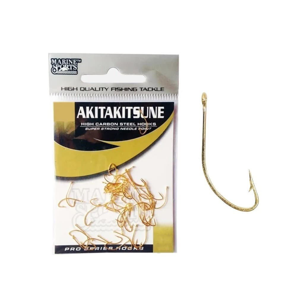 Anzol Marine Sports Mosquitinho Akitakitsune Gold - 50 Unidades