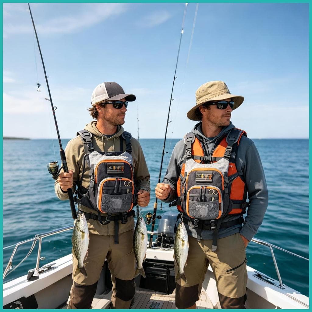 Saco De Peito De Pesca Com Mosca Equipamento Colete Mochila Para Água Salgada Baixo Truta xiconwbr