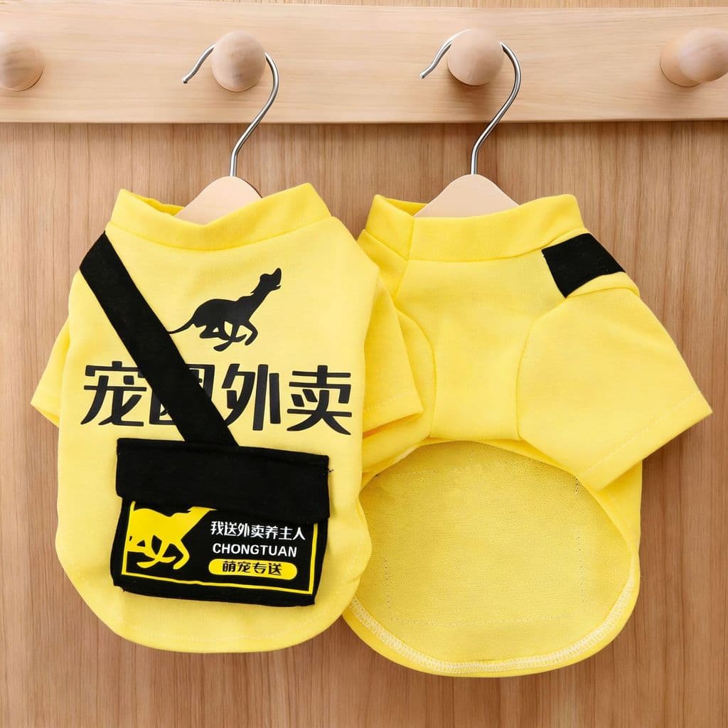 Roupas para cães para primavera e verão, vestuário fino de duas pernas para animais de estimação, adequado para Bulldogs
