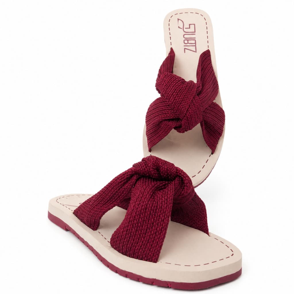 Sandalia Feminina Laço Tecido Jubtz Confortavel Original