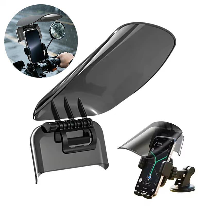 Suporte Para Telefone Estilo Chapéu De Sol De 3-1 Unidade-Universal , Ajustável-Viseira Solar Estendida-Protetor , À Pro