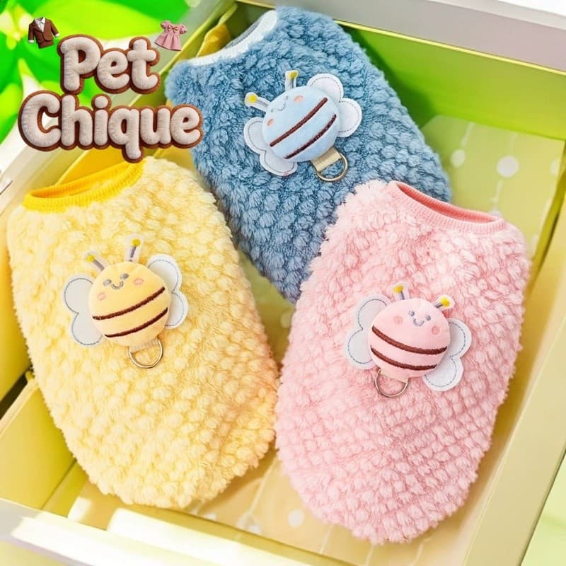Pet Chique - Roupas para Animais de Estimação Colete Quente de Flanela para Cães e Gatos 2026
