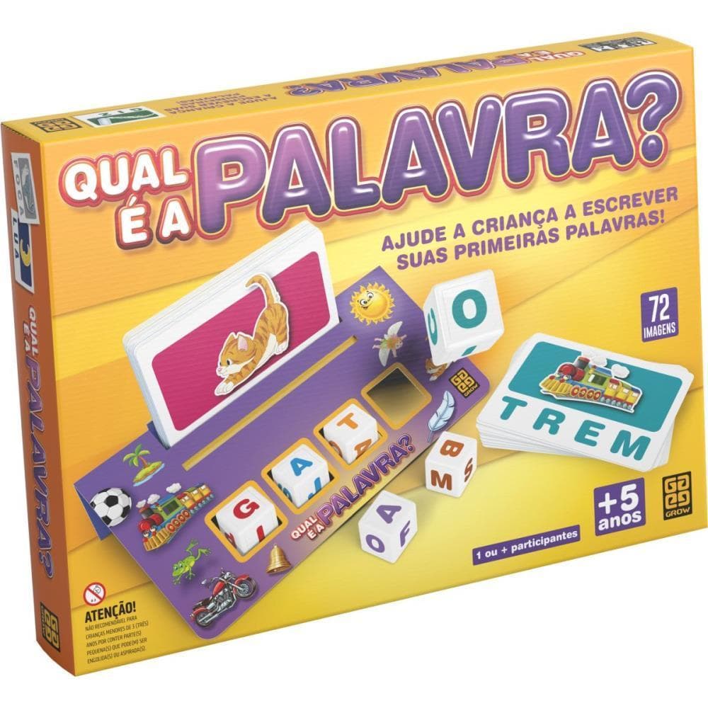 Jogo de Tabuleiro Qual e a Palavra