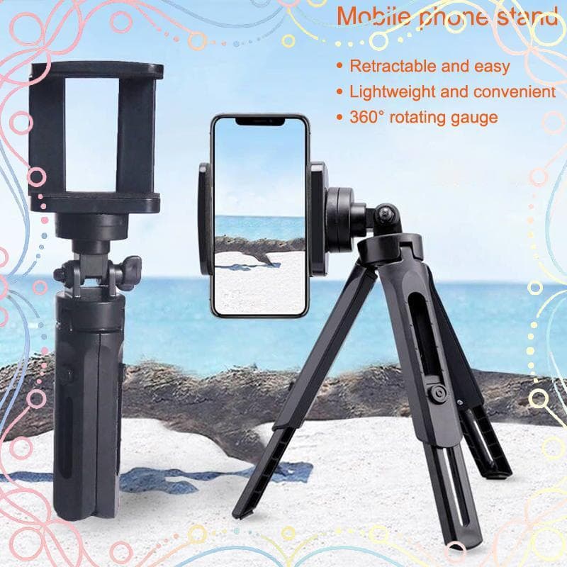 BUD Portátil Extensível Mini Desktop Smartphone Tripé Suporte Para Celular Selfie Sti Telefone Vídeo Ao Vivo Quente
