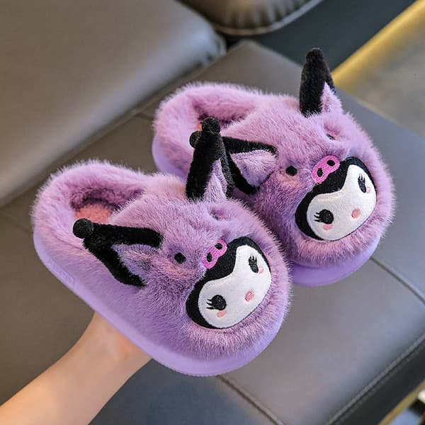 | slippers | ❂Crianças chinelos de algodão outono inverno meninas dos desenhos animados interior casa chinelos crianças