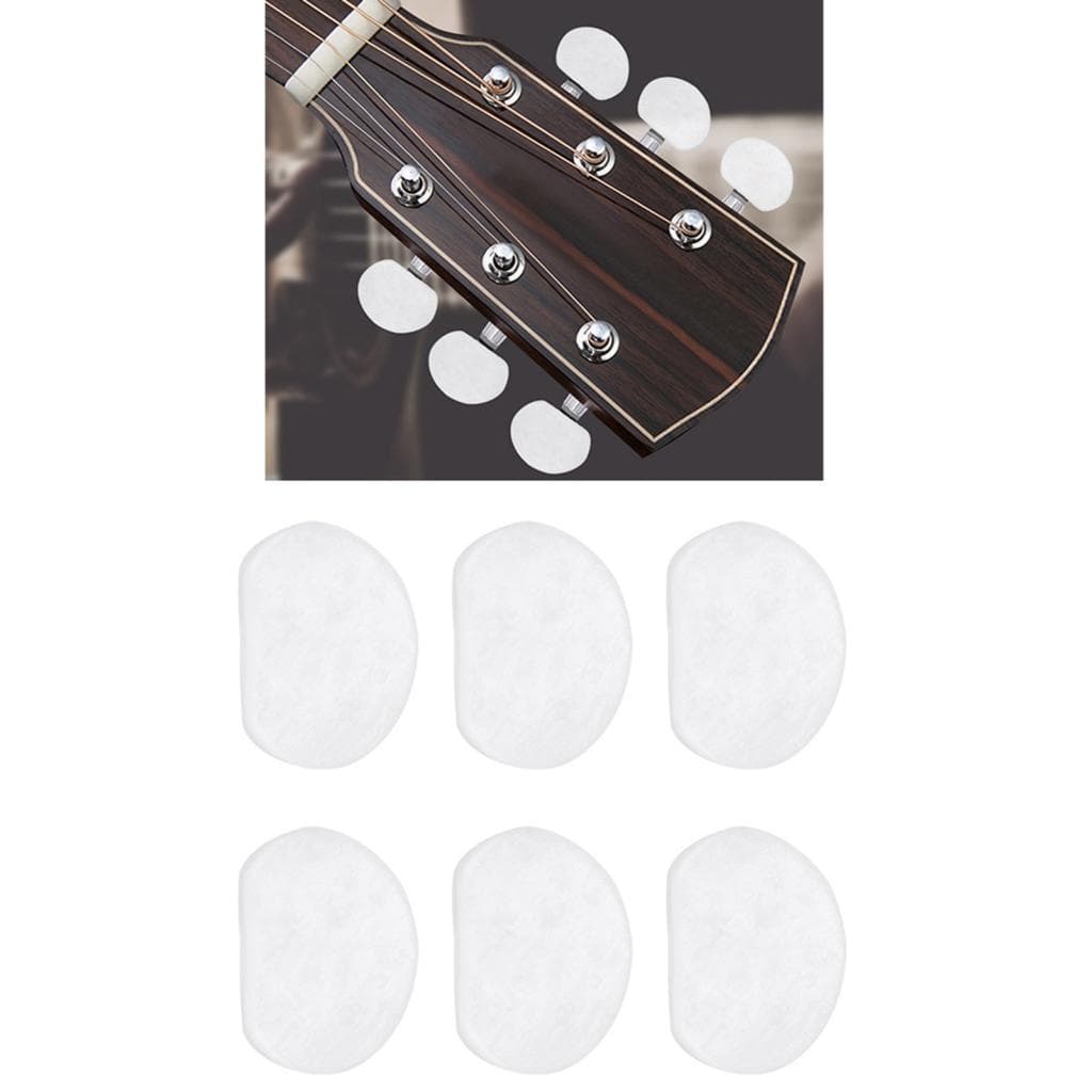 autohome-BR 6 Pçs/set Tuning Pegs Cabeças de Máquina Botões Acrílicos para Guitarra